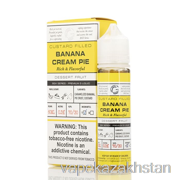 Vape Disposable Banana Cream Pie - BSX Series - 60mL 3mg